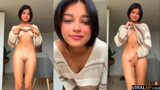 Petite Natural Full Body Amateur Striptease Shows