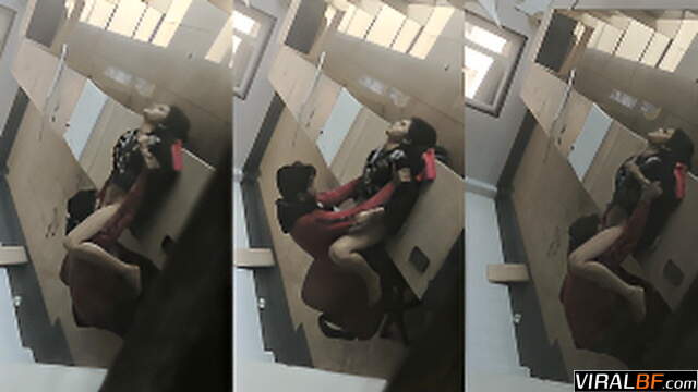 Secret Hidden camera records a college girl losing control