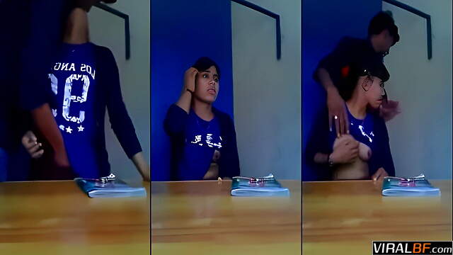 Teacher Gets Caught Fingering Desi Student’s Pussy